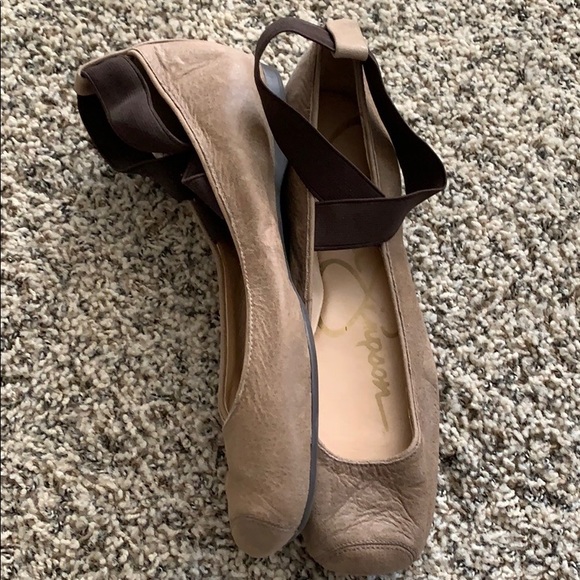 Tan Ballet Flats - Picture 3 of 3